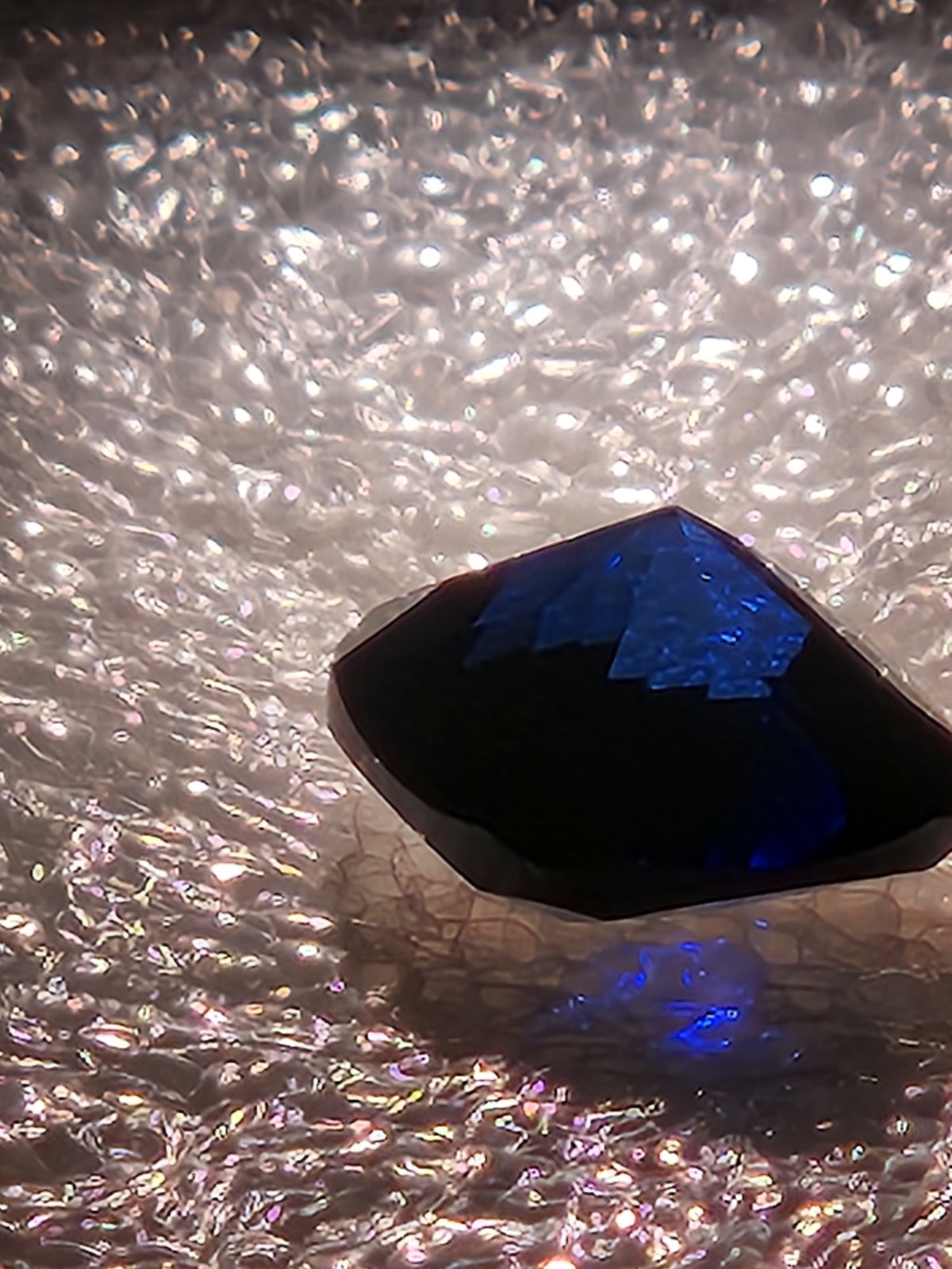 2.5CT 8mm Blue Sapphire Cushion Cut [Lab Created] $1099 MSRP