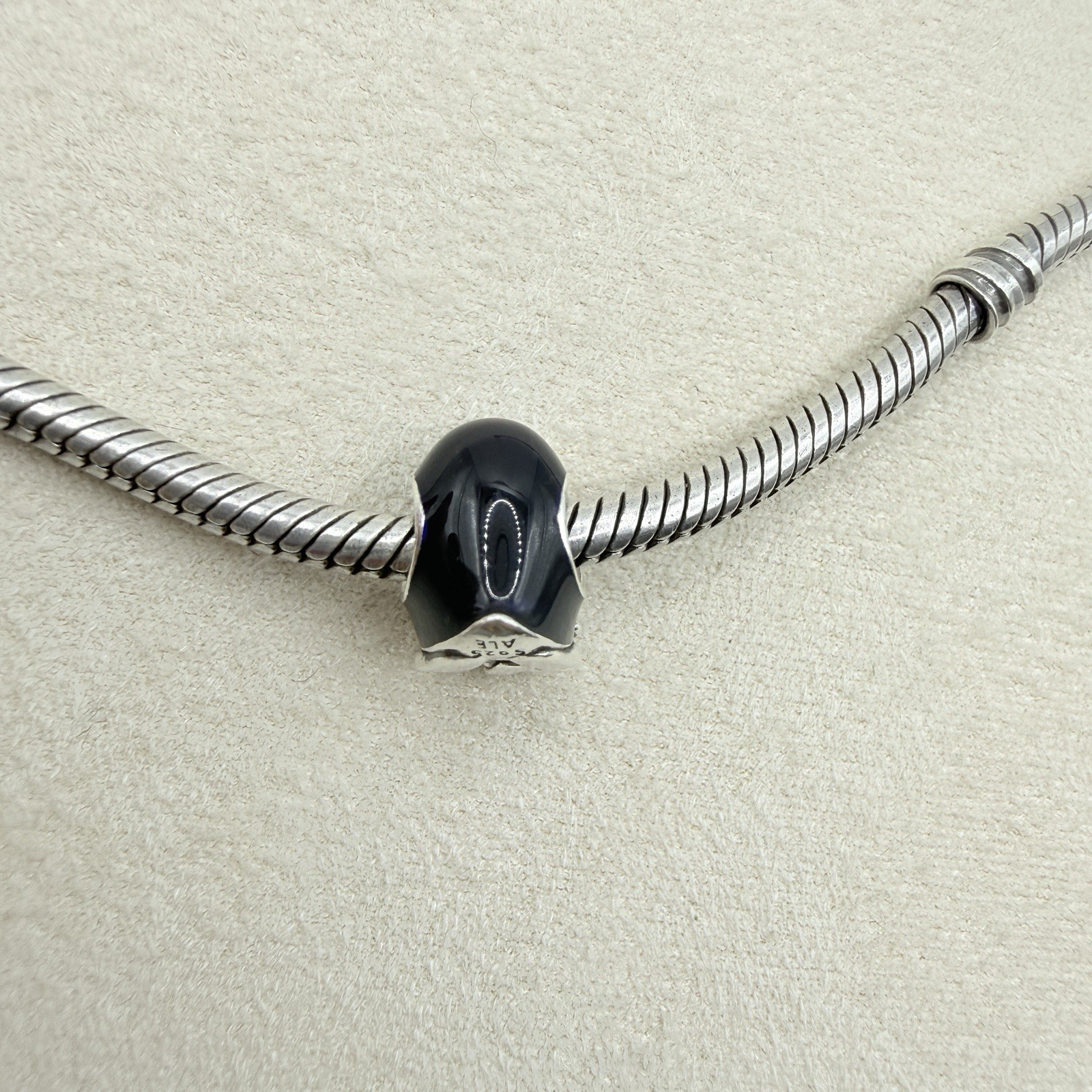 Pandora Moments Sterling Silver Black Enamel Penguin Family Charm Bead