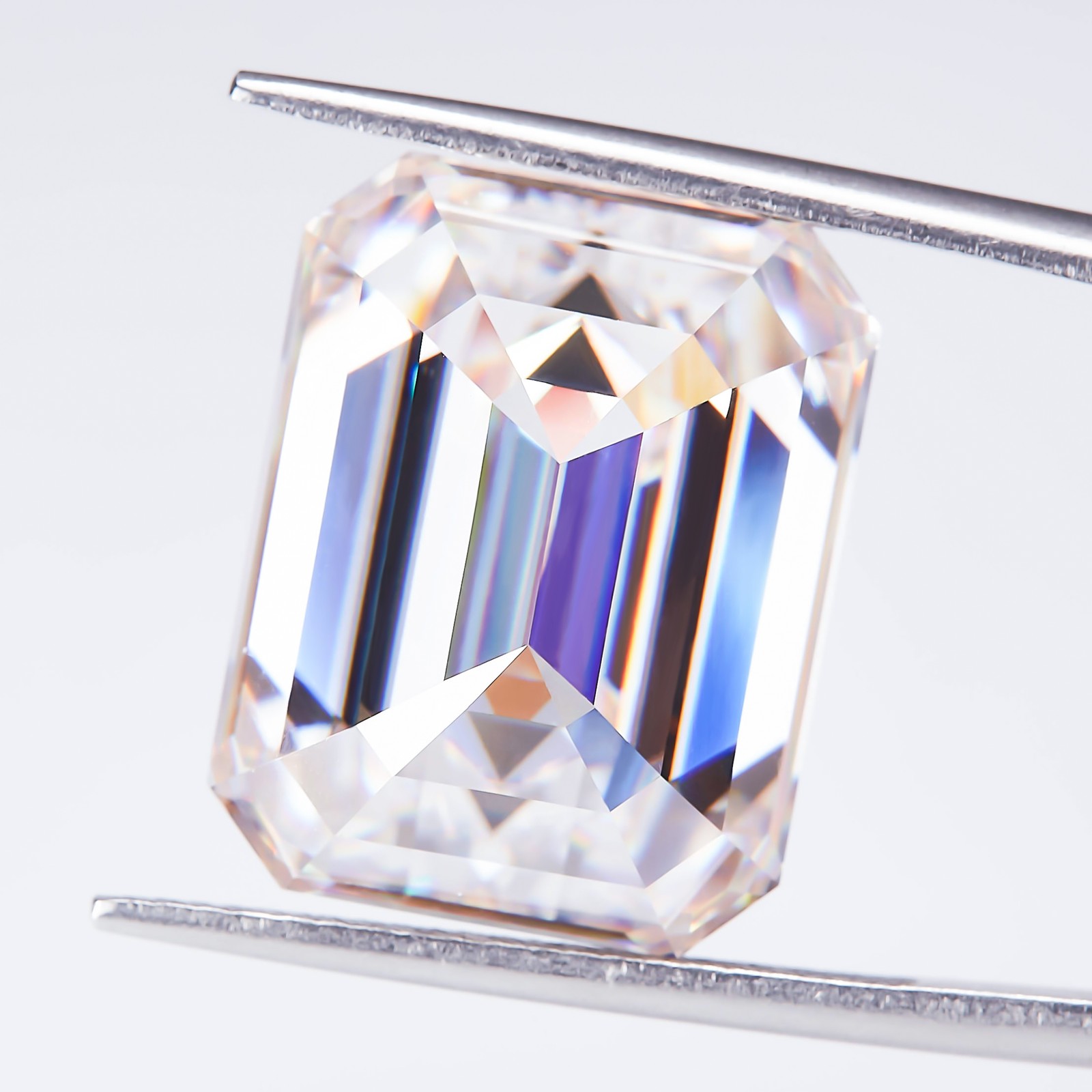 US 2-14mm GRA Certified Loose Moissanite Emerald Cut Stones D VVS1 All Sizes