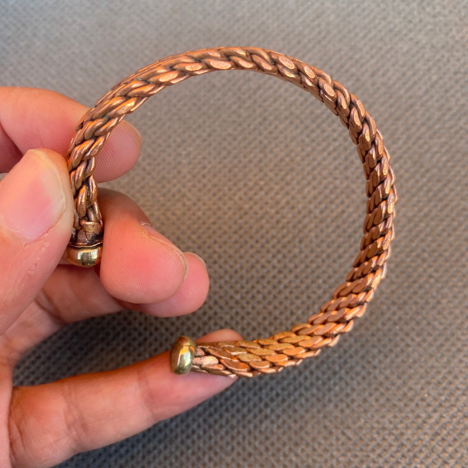 Antique Tuareg Nomadic Berber Ceremonial Cuff Bangle Bracelet Africa Sahrawi 19c