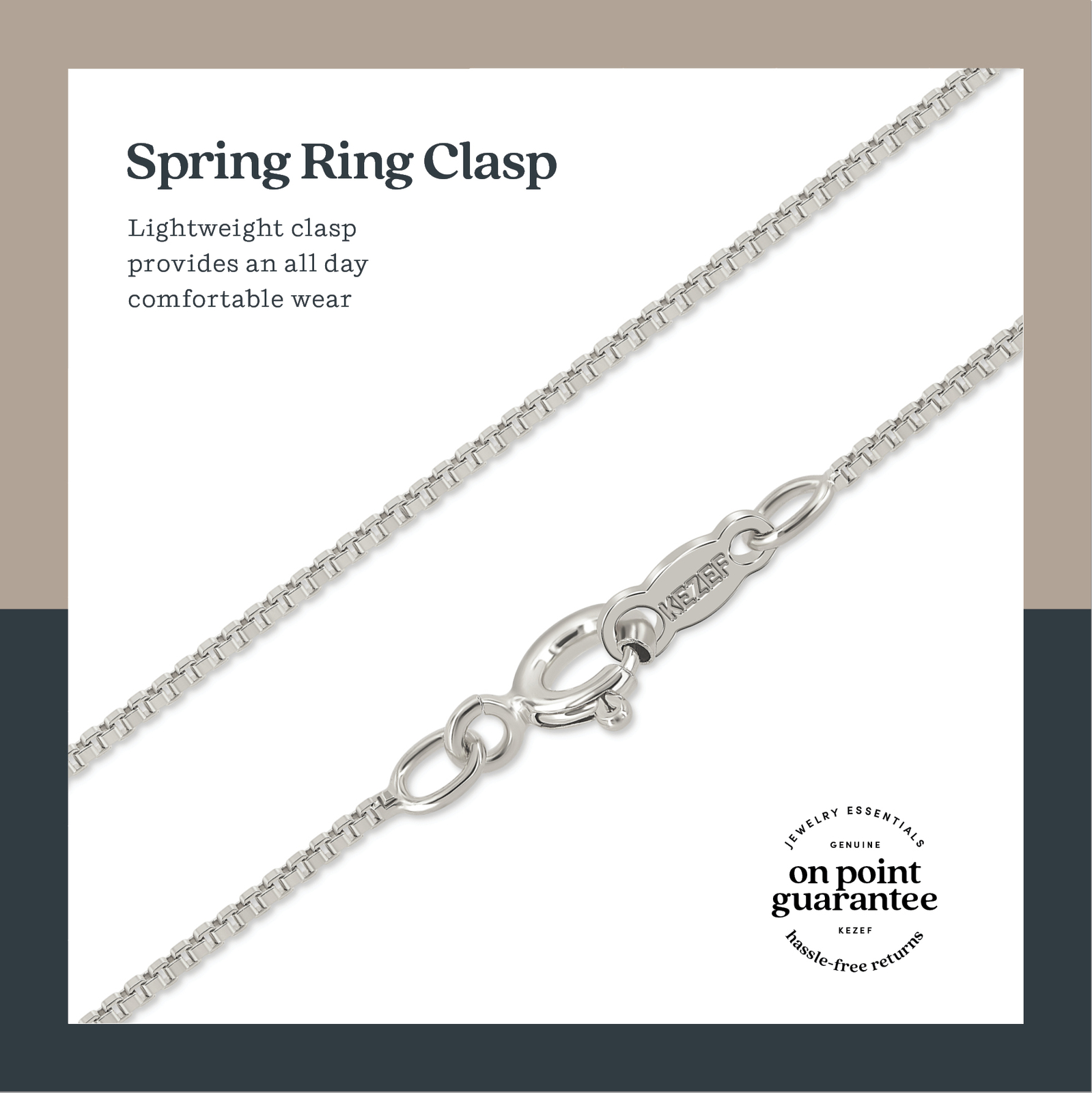 Solid .925 Sterling Silver 1mm Box Chain Necklace 12 – 40 inches