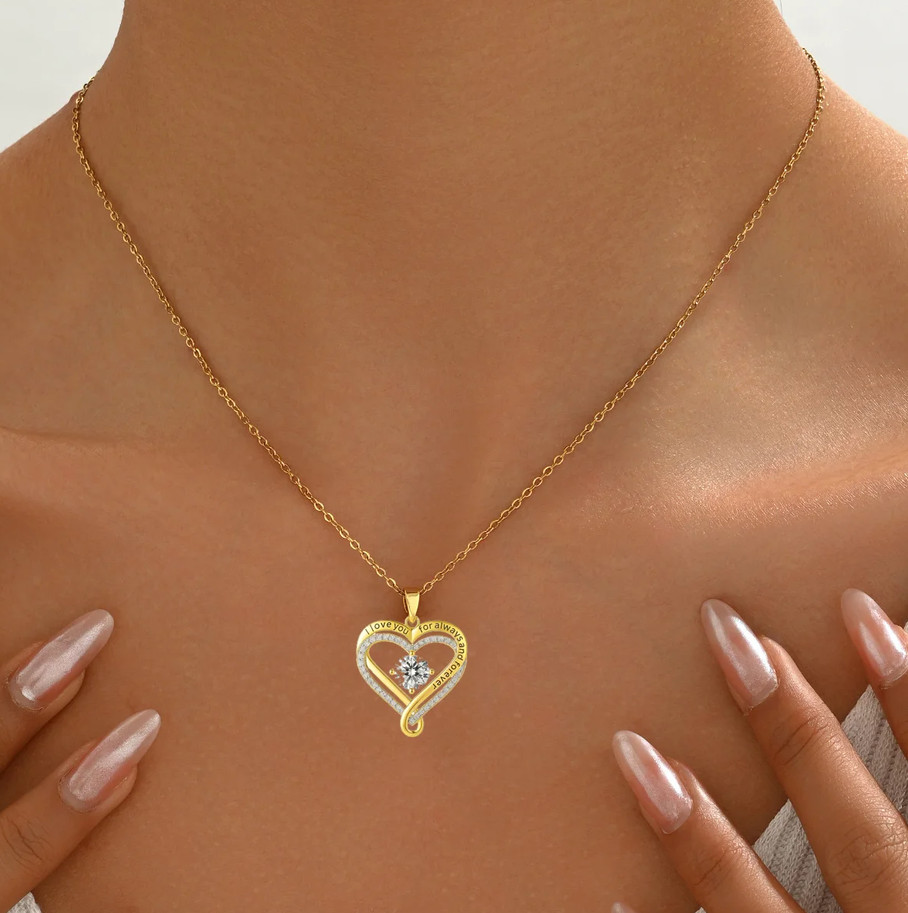 To My Wife – I Love You Forever Necklace