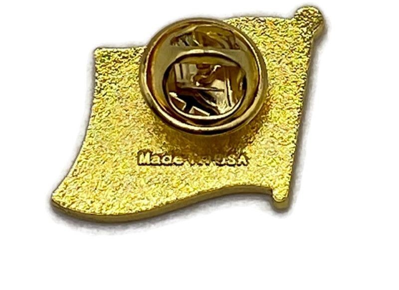 American Flag Lapel Pin Brooch Hat Pin Made In USA Ships Free