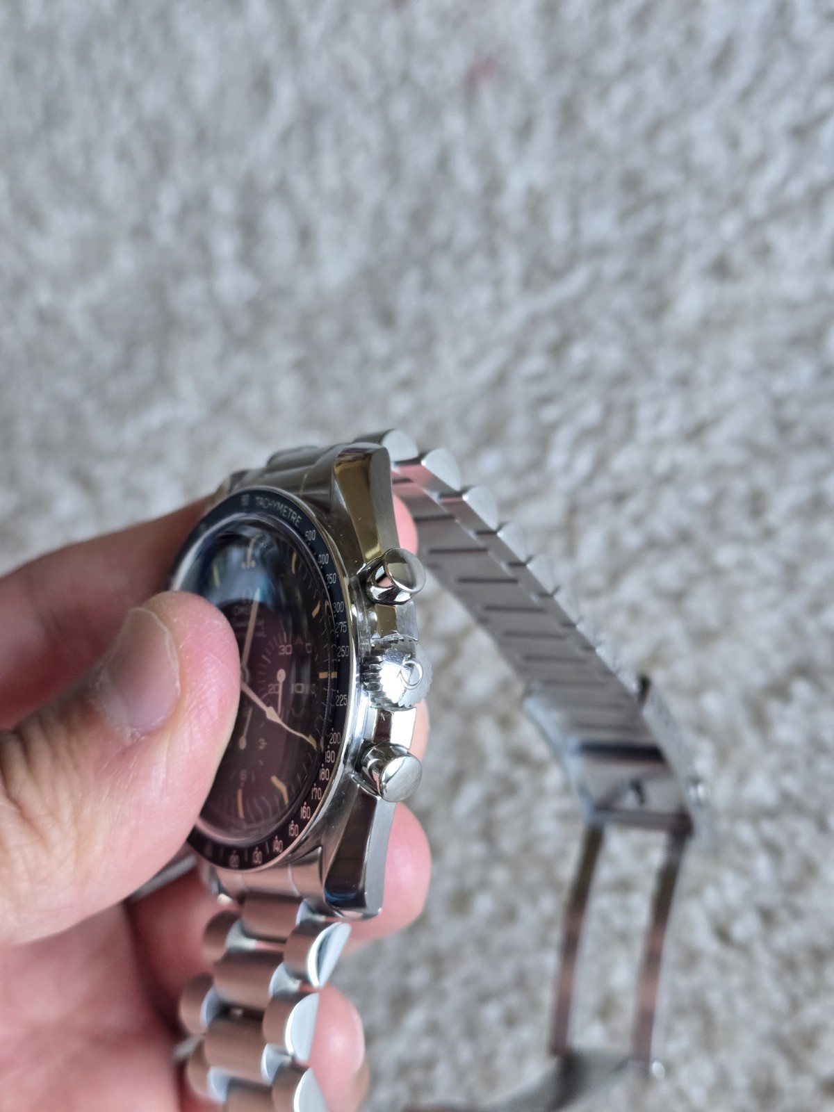 Omega Speedmaster 145.022 145022 42mm Stainless Steel Patina Very Good Condition
