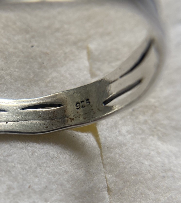 Sterling Silver, Square Bezel Set Lab Opal, Ring By PZ Creations