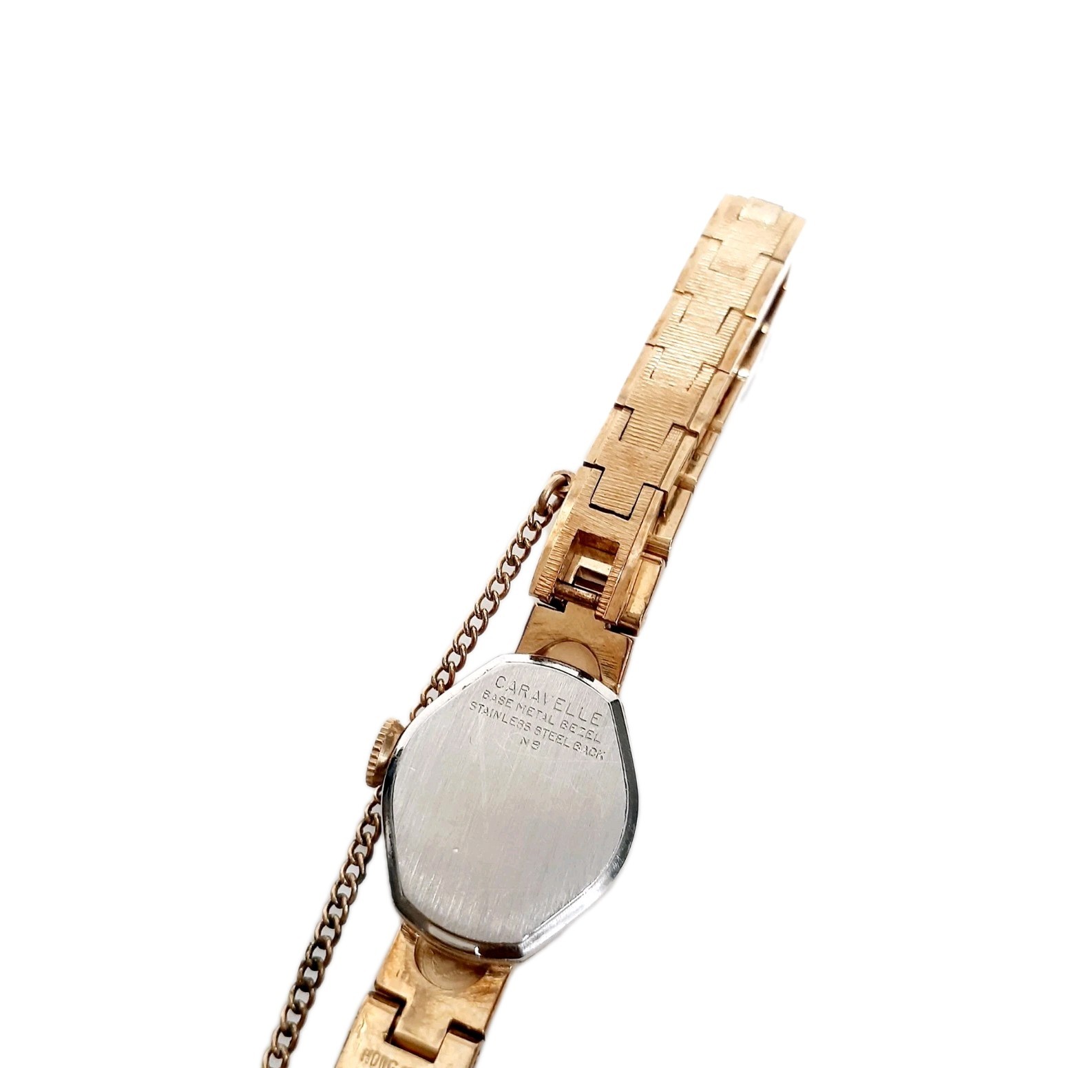 Vintage Bulova Caravelle Gold Tone Ladies Watch Rare SEE DESCRIPTION