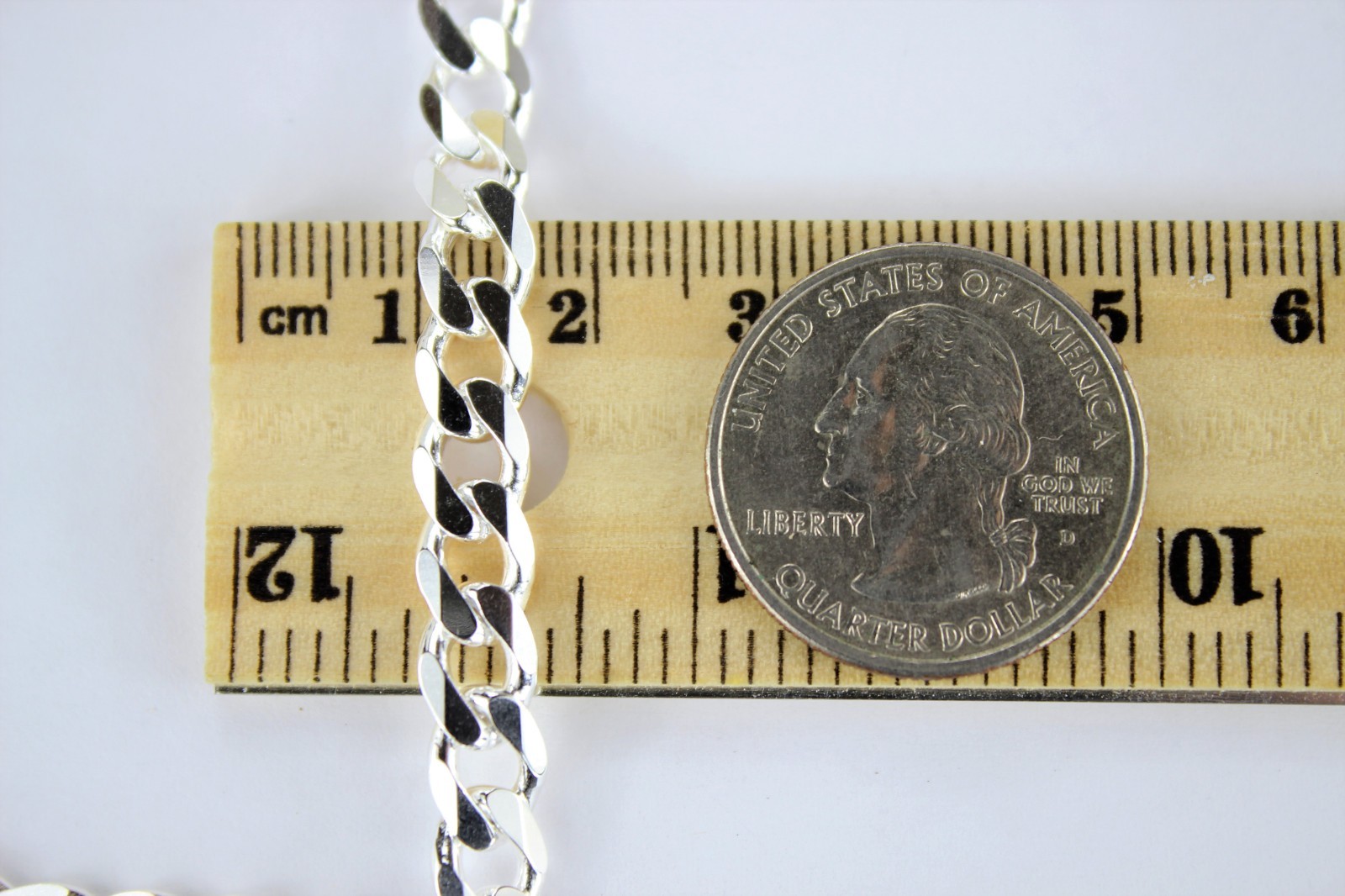 .925 Sterling Silver Cuban Curb Link Chain Necklace 1mm~15mm Men Women 16″~40″