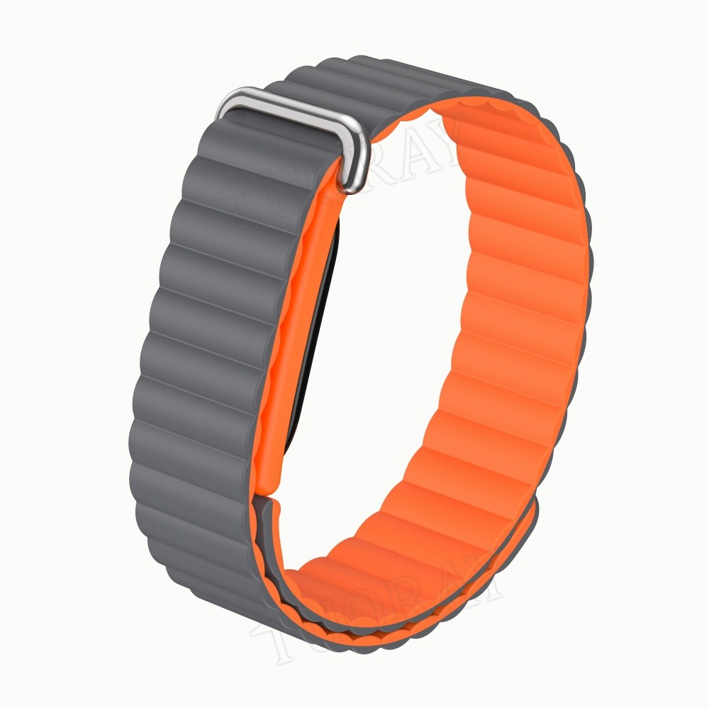 For Google Fitbit Air 2026 Magnetic Silicone Adjustable Sports Loop Band Strap