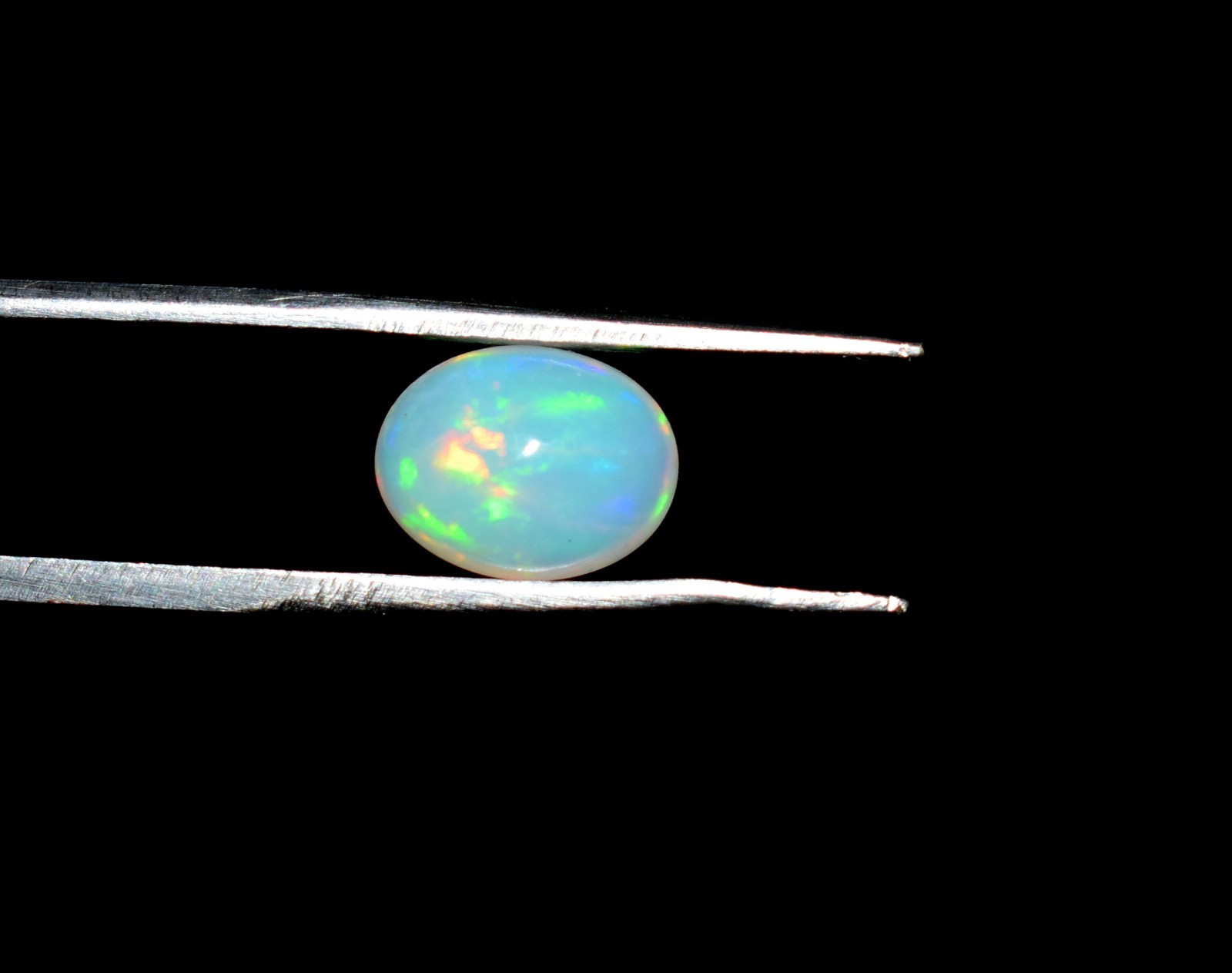 Natural Ethiopian Opal Wello Fire Opal Cabochon Gemstone 7X9mm Loose AAA 044