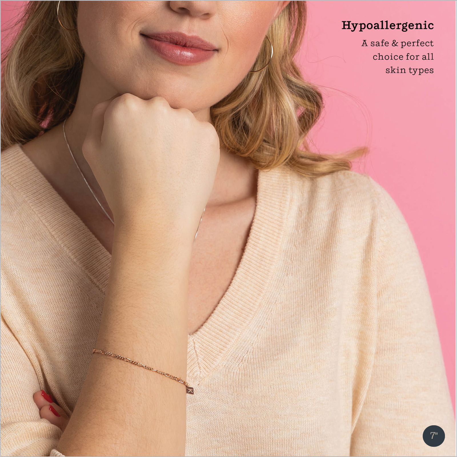 1.5mm Italian Figaro .925 Sterling Silver Chain Bracelet, Necklace 7″ – 36″