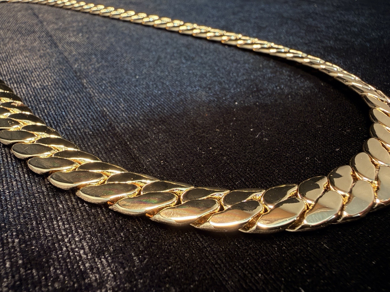 Miami Cuban 24in 11.5MM 14k Gold filled necklace. Hypoallergenic. Brand New.
