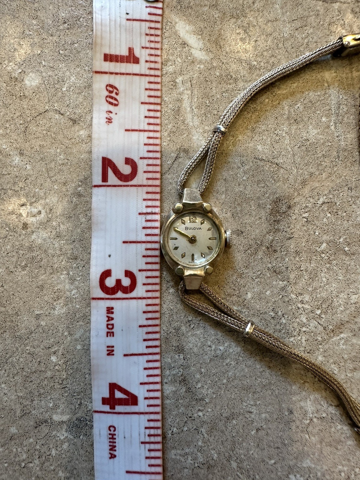 Bulova 10K Gold Filled Gold Classic Vintage Women’s Watch, 1954, not running