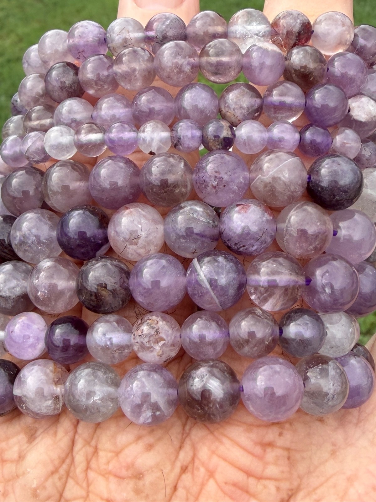 Nice New Auralite 23 polished Bracelets Size 6mm 7.5”