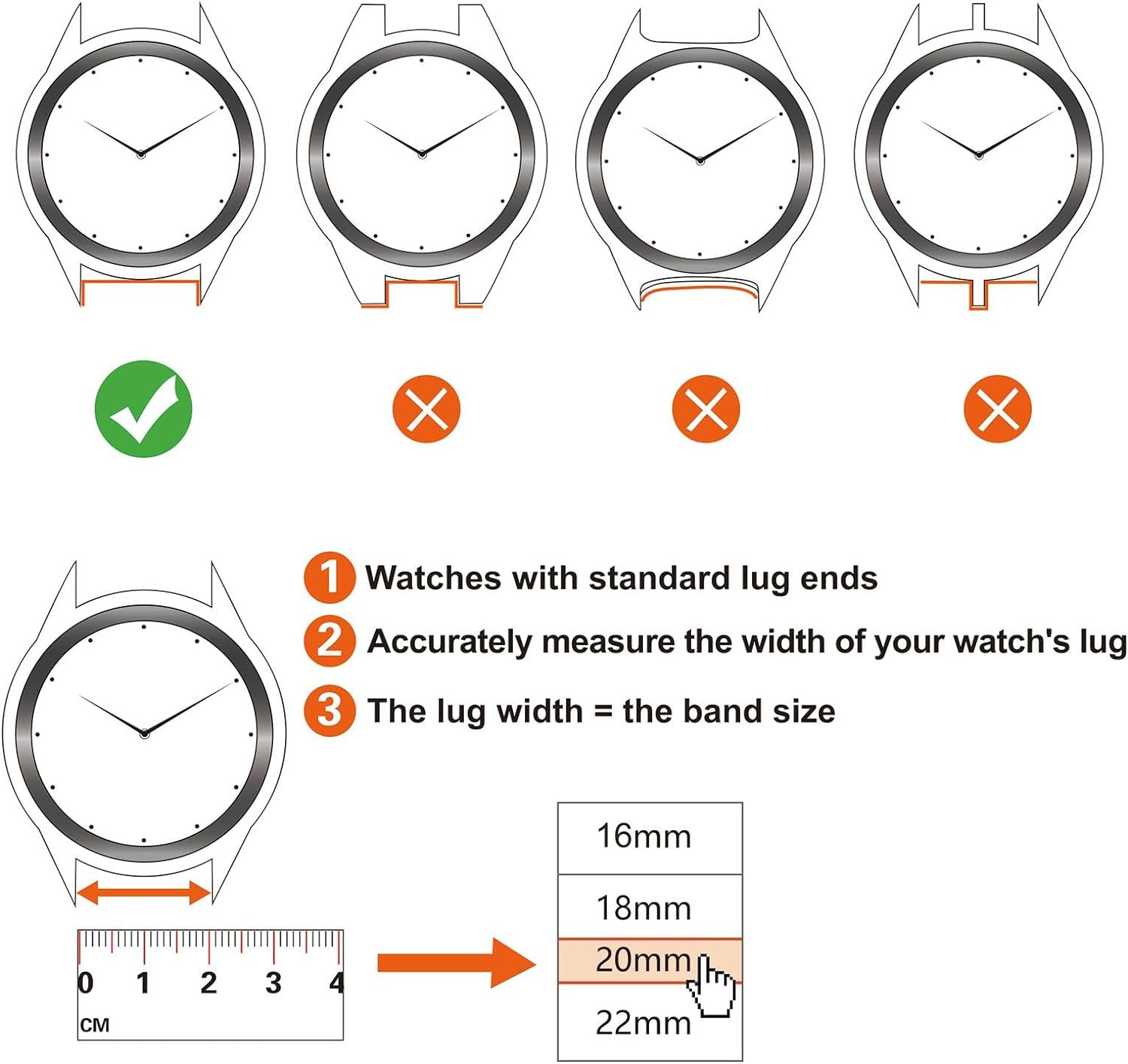 ANNEFIT Nylon Watch Band 16Mm 18Mm 20Mm 22Mm, One-Piece Waterproof Military Watc