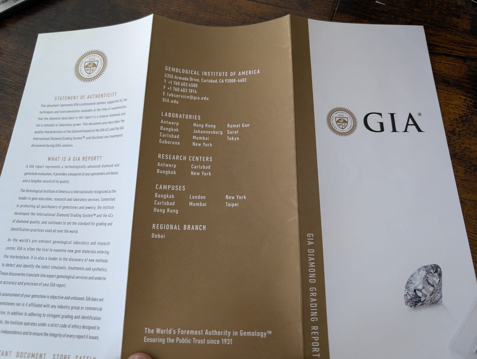 2.29 CARAT CUSHION BRILLIANT VS1 GIA REPORT NO STONE 5201556544