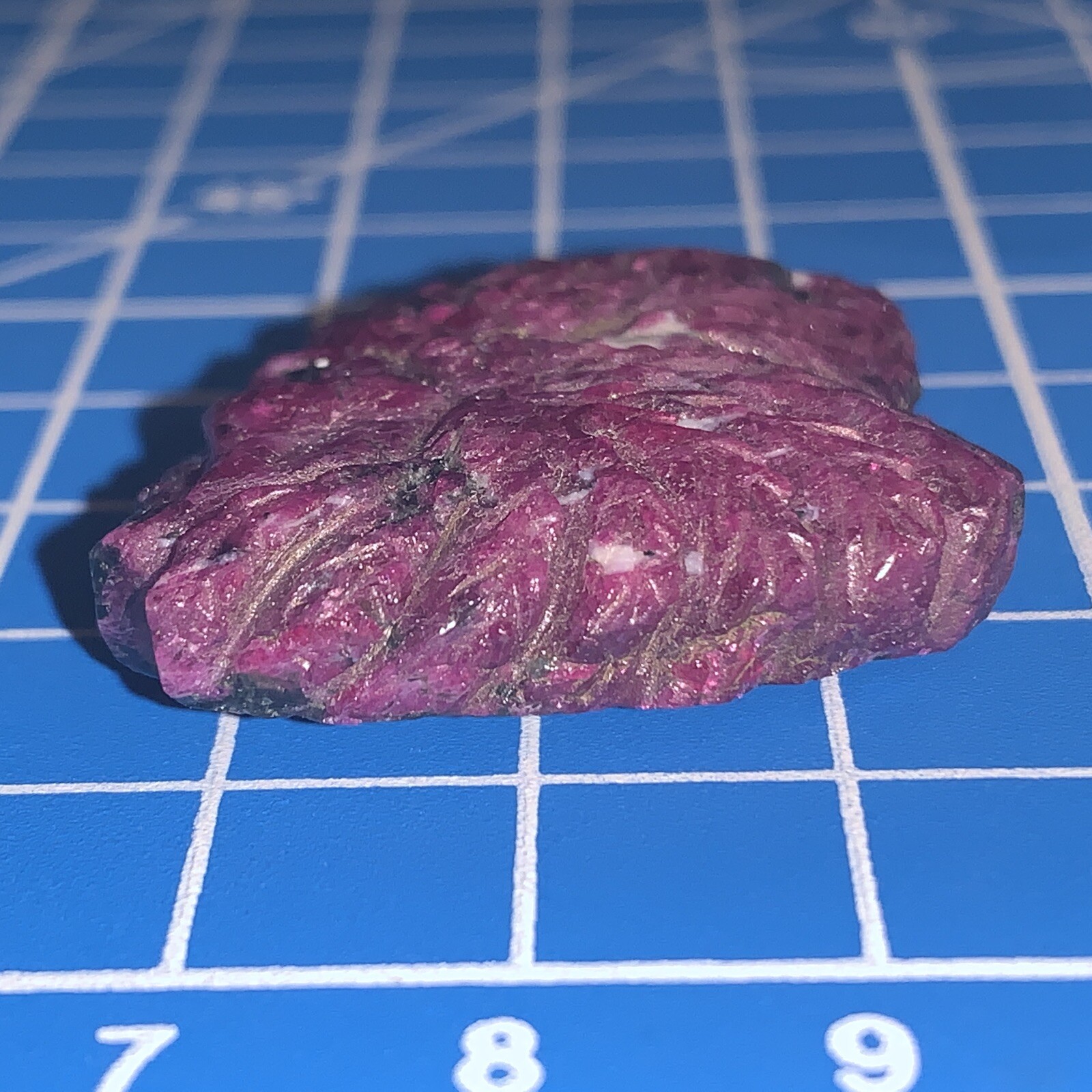 Finest Carved Ruby & Zoisite Indian Head / Bust Fetish – 1.46” – 83 CTS