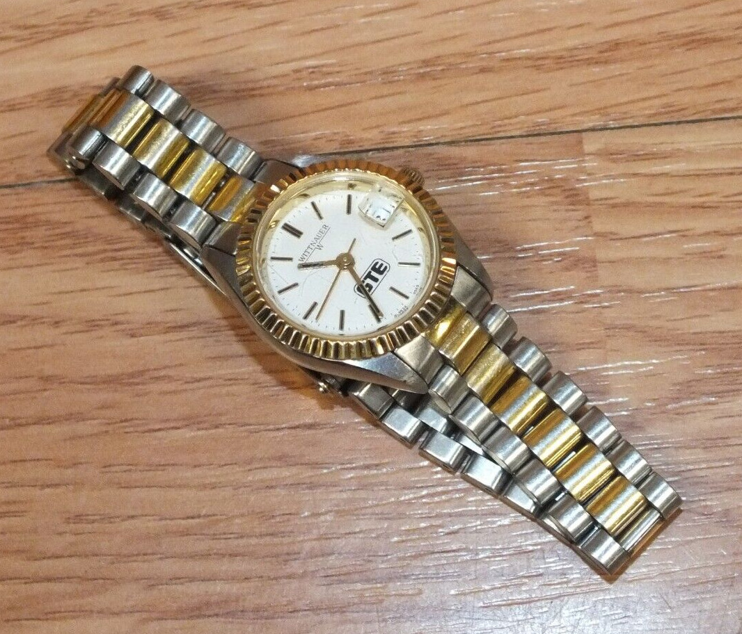 Vintage Wittnauer GTE General Telephone Electronics Employee Gift Wrist Watch