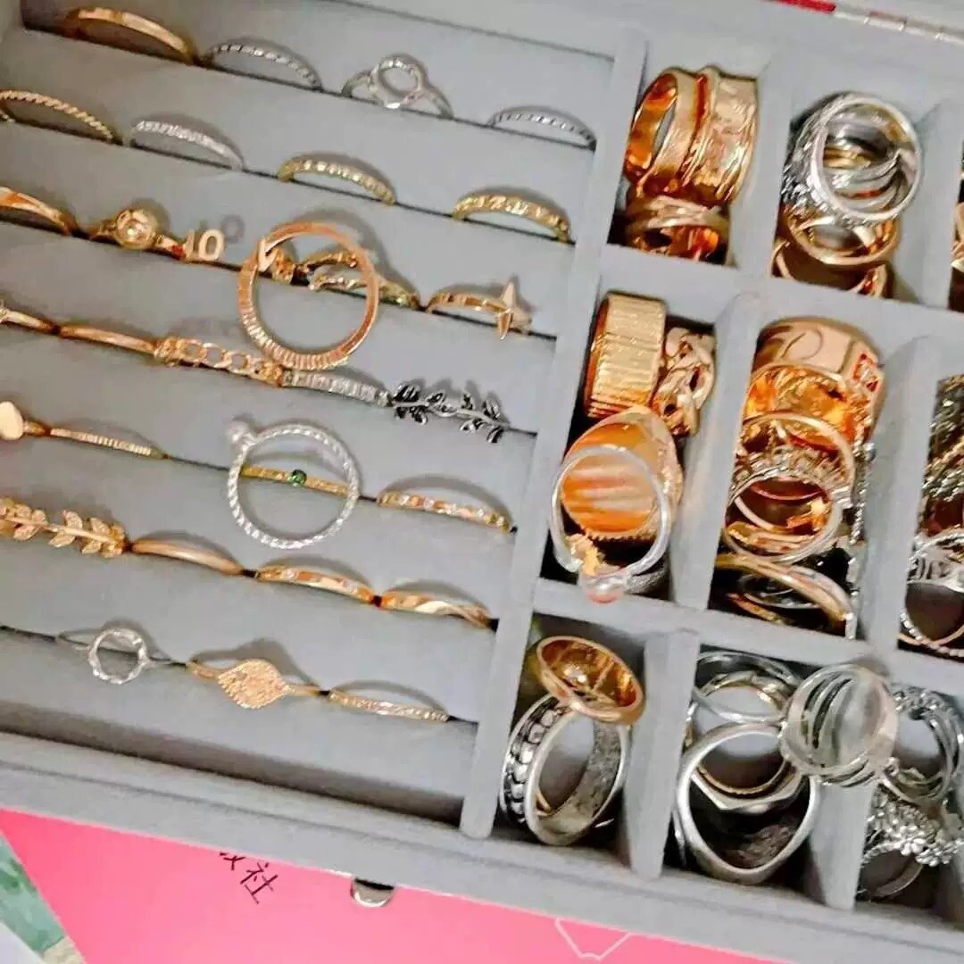 50pcs BULK SALE !! Mix Ring Wholesale Lot—ALL IN WEARABLE CONDITION