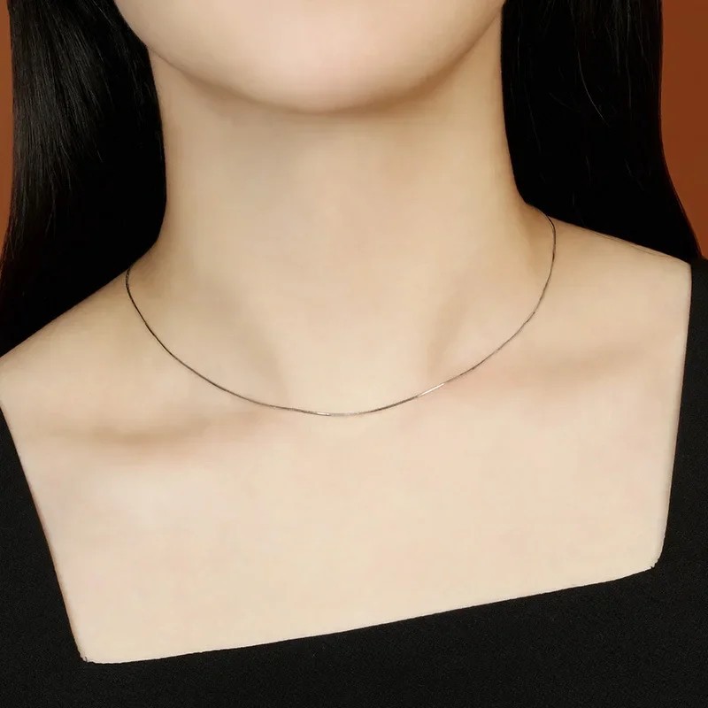 Men&Women’s 925 Sterling Silver Tarnish-Free Italian Snake Chain Necklace 16-24*