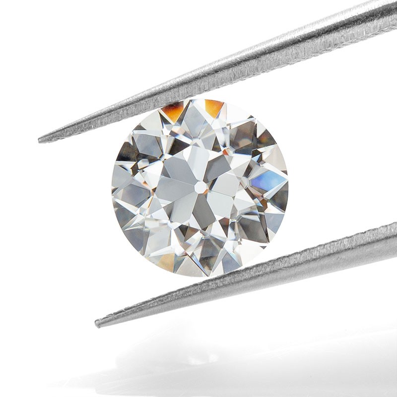 Wholesale Old European Cut Round 0.5-5ct D Color Moissanite Loose GRA VVS1
