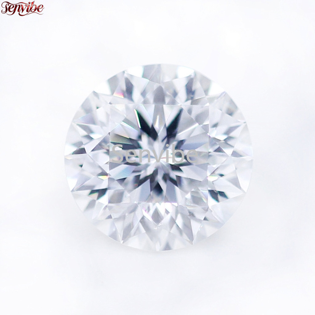 0.5~5ct VVSI Fancy-cut round D-color Moissanite Loose Gemstones Jewelry making