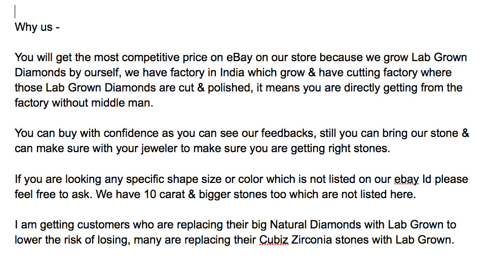4.01 Cts Round Cut I Color VS1 Clarity IGI Certified Lab Grown CVD Loose Diamond