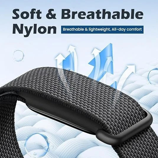 Nylon Adjustable Sports Loop Band Strap Replacement For Google Fitbit Air 2026