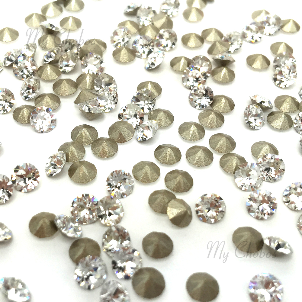 Swarovski 1088 XIRIUS Chaton pointed back rhinestone ss18-ss50 clear CRYSTAL 001
