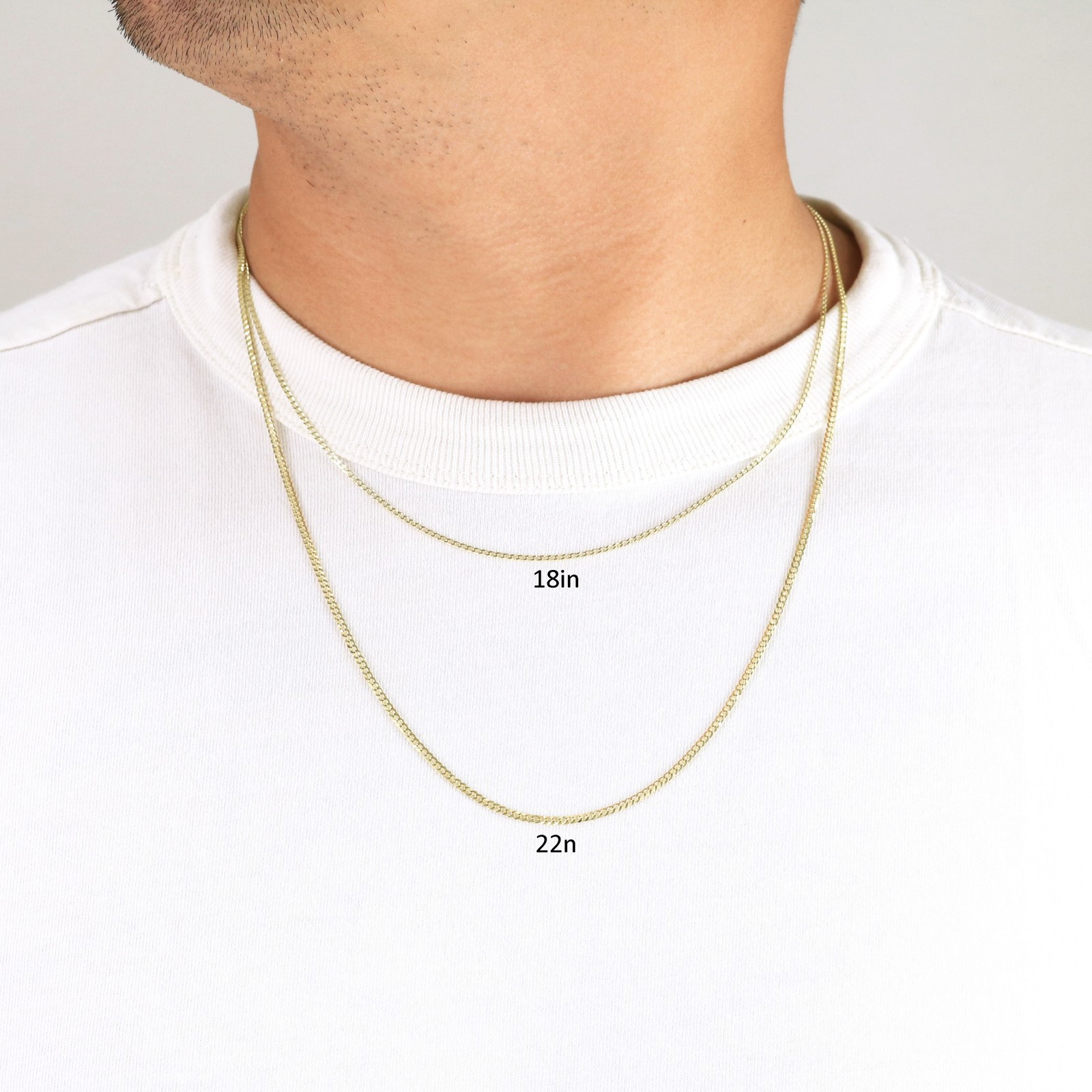 14K Yellow Gold Solid 1.5mm-12mm Cuban Curb Chain Link Pendant Necklace 16″- 30″
