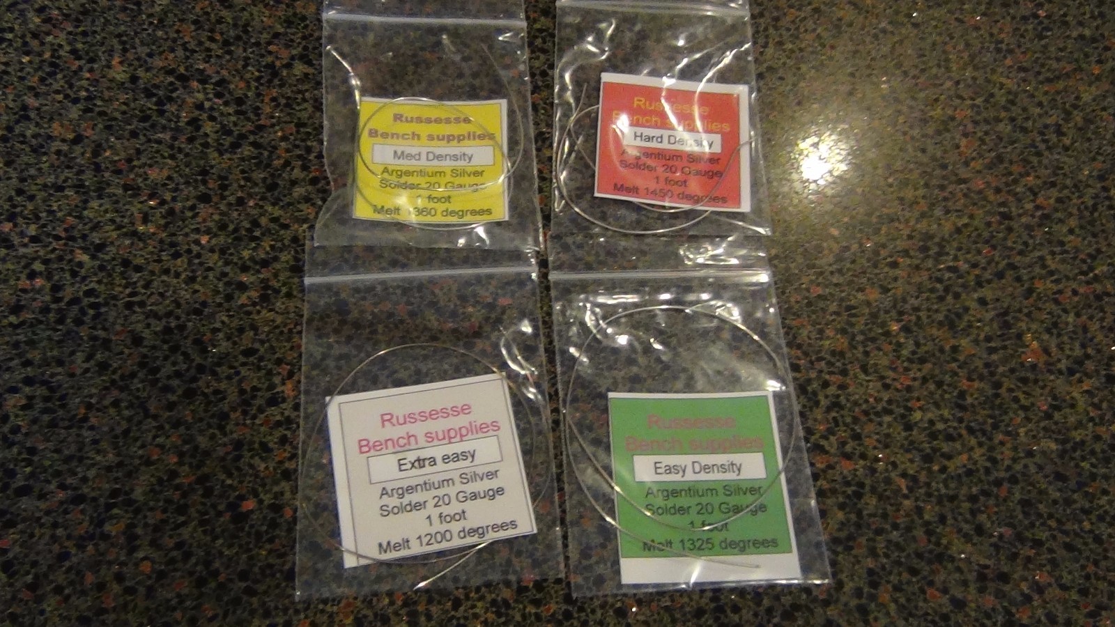 Sterling Silver solder Wire 20 Ga. pick X easy easy medium or hard 12 in Jeweler