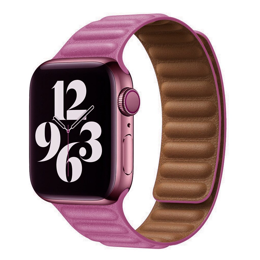 HOT For Apple Watch Leather Link Magnetic Unisex Band 45/49mm Ultra Series 8 7 6