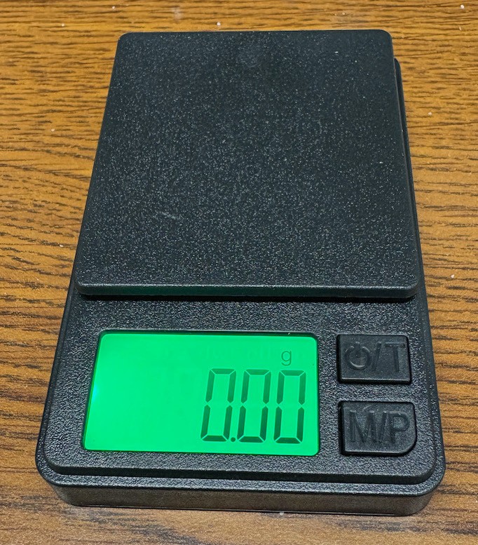 Electronic Scale, Pocket Size, 0.01g to 1000g, g,oz,ct,gn,tl,ozt,dwt