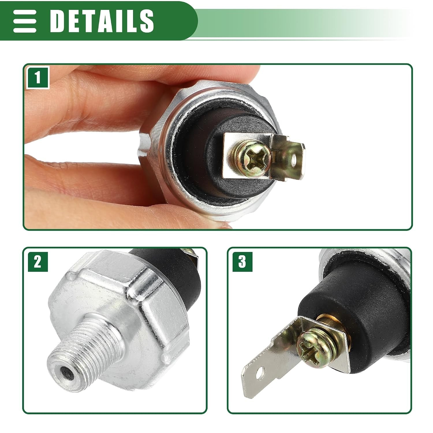 Engine Oil Pressure Sensor, Fuel Oil Pressure Sensor Switch Sending Unit, for
