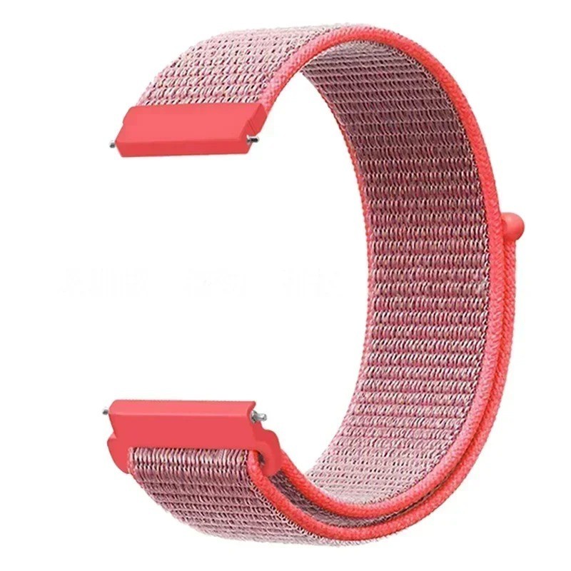 20mm 22mm Woven Nylon Sport Loop Watch Band Strap W/ Quick Release Spring Pins