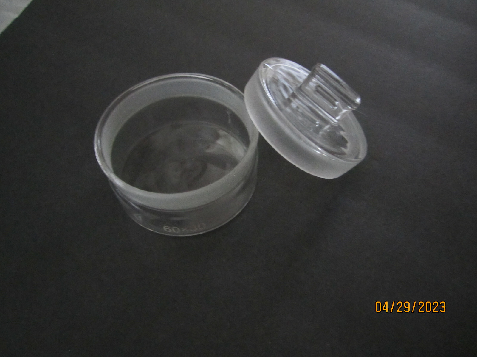 Glass Watch Parts cleansing jar for One Dip, Benzene, etc. US SELLER!