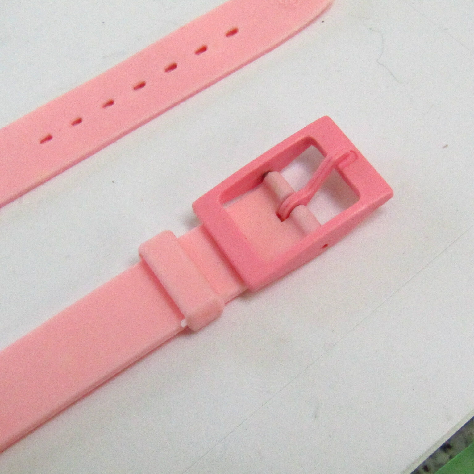 SWATCH Watch 12mm Strap Replacement Band Solid Light Pink Generic Ladies Swatch