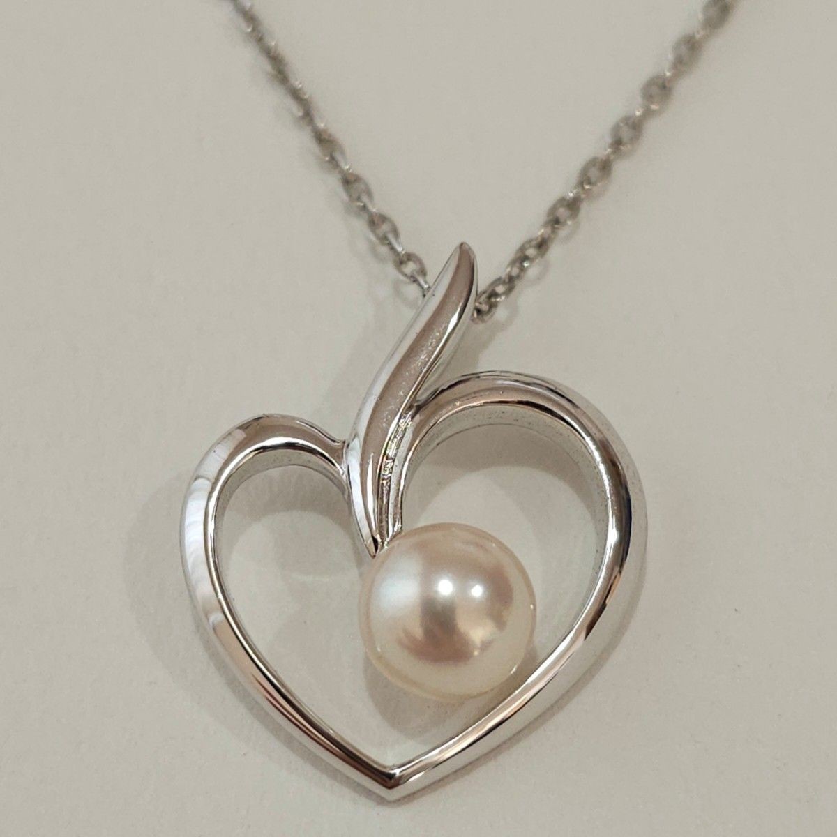 Mikimoto Pearl Necklace 925 Sterling Silver 6mm Japan Mikimoto Pearl Jewely