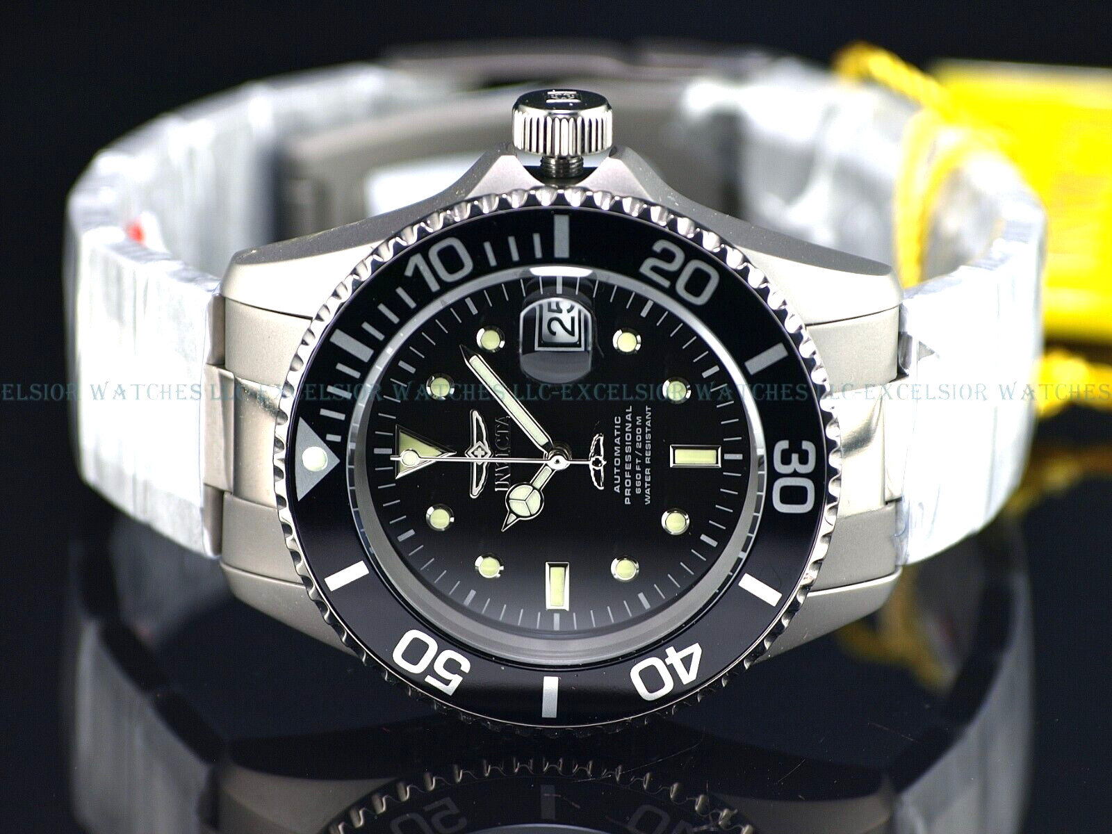 New Invicta Men’s 45mm SOLID TITANIUM Pro Diver AUTOMATIC NH35A 200m Watch 0420