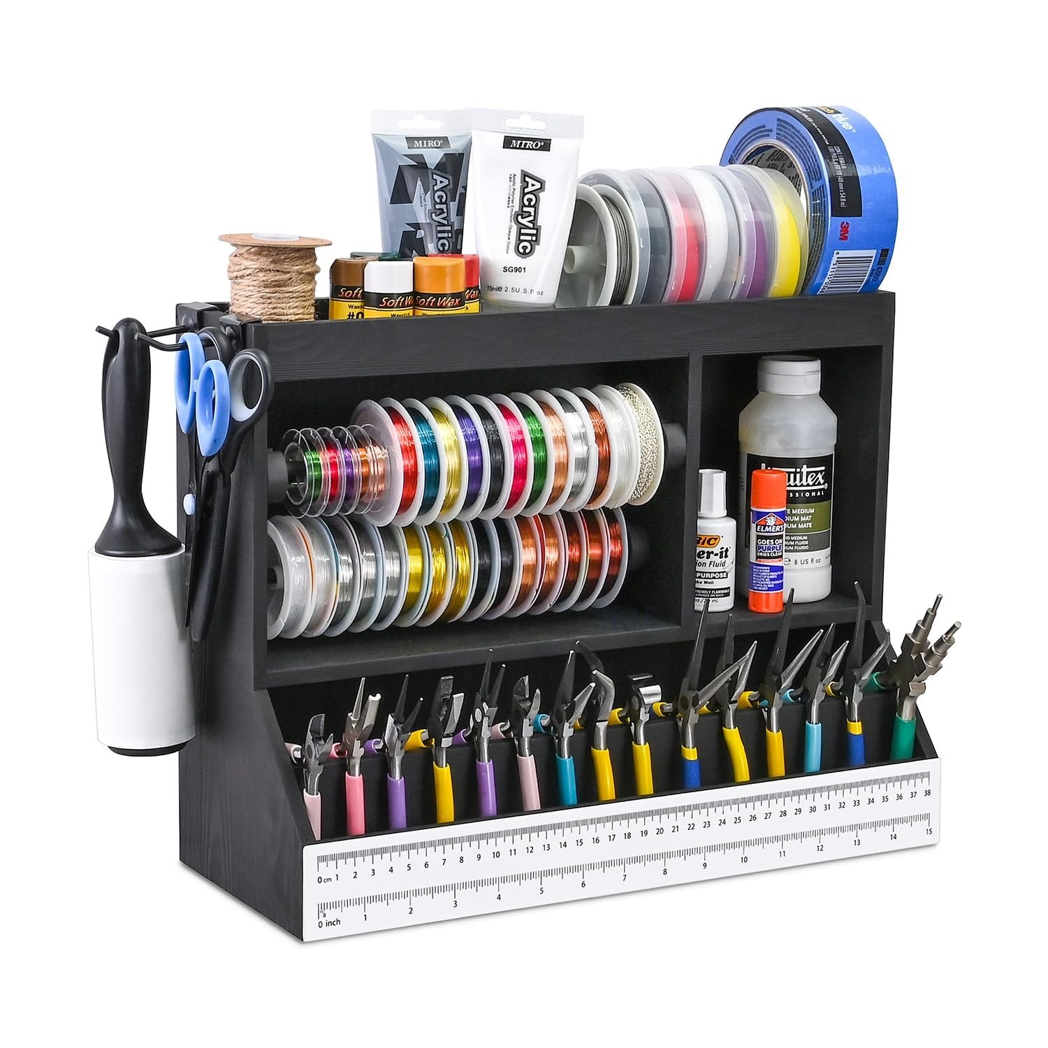 Jewelry and Craft Working Table Bench with measurement, organizes Tool