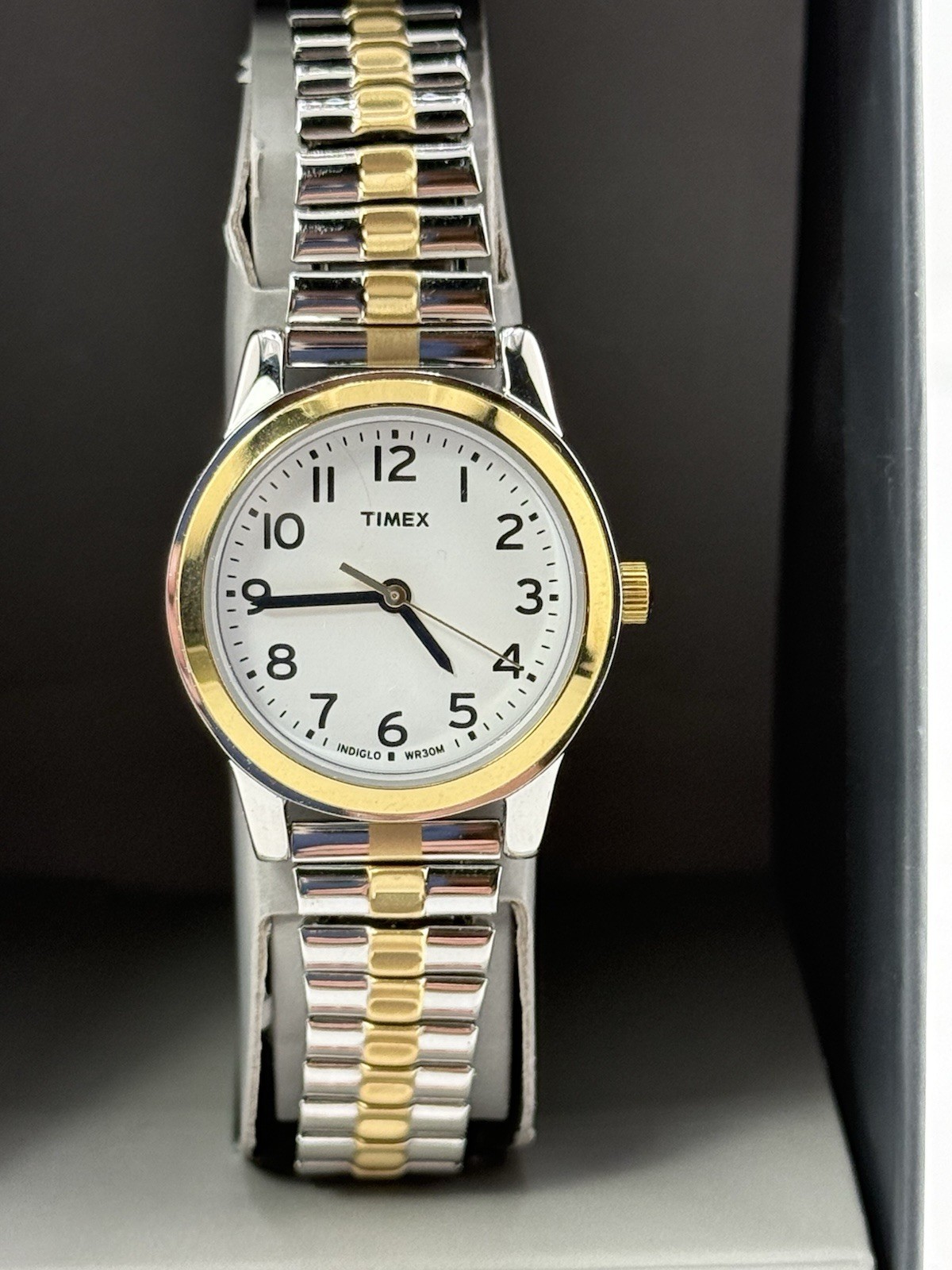 Timex® Women’s Two Tone Expansion Watch – T2N068- New!!