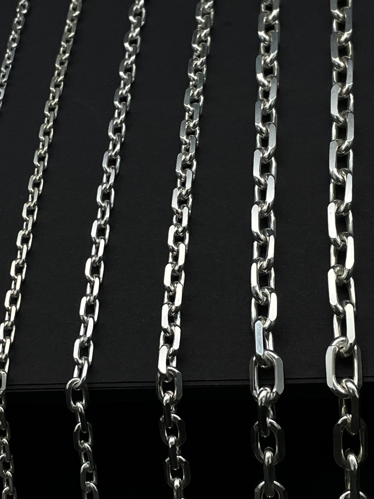 Men Cable Link Anchor 925 Sterling Silver Chain Necklace Gift for Birthday Chain