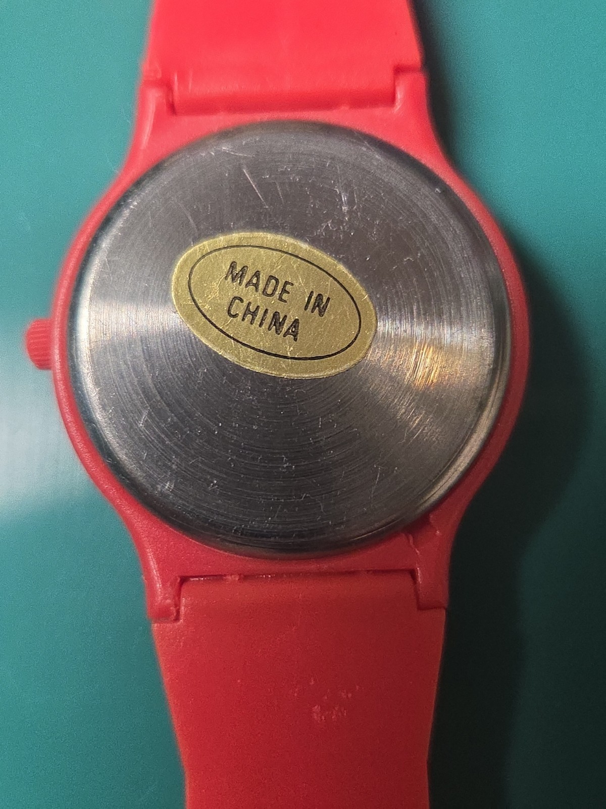 VINTAGE KOOL-AID ADULT RED DIGITAL WATCH KOOL-AID MAN FACE UNTESTED UNUSED