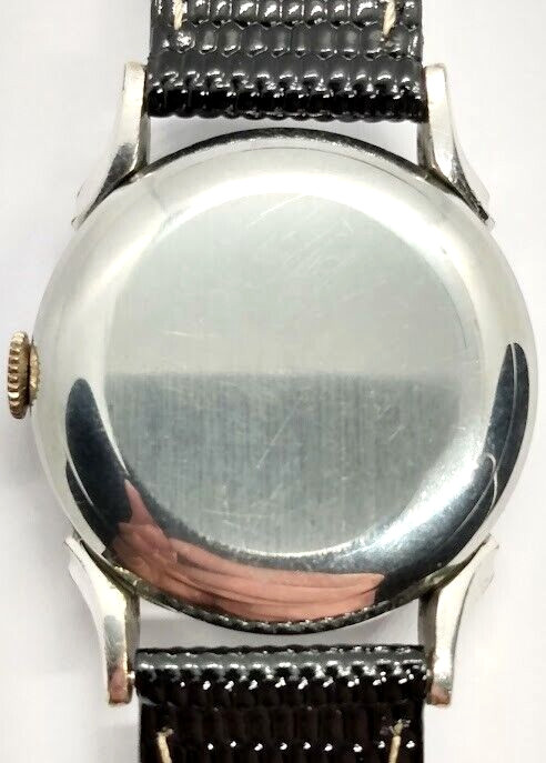 Rare Vintage Felca Regulator Men’s Watch Swiss Silver Tone Retro Wristwatch
