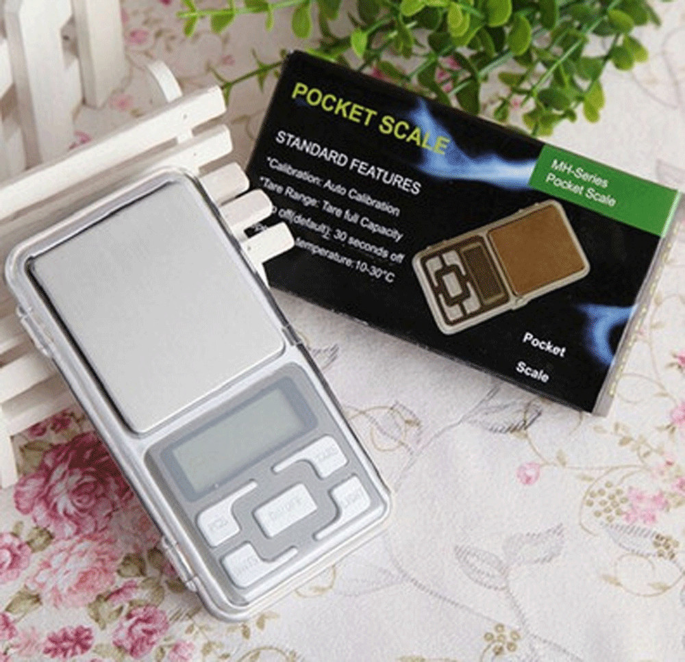 Digital 500g x 0.1g Scale Jewelry Portable Pocket Balance Gram OZ. LCD Herb Gold