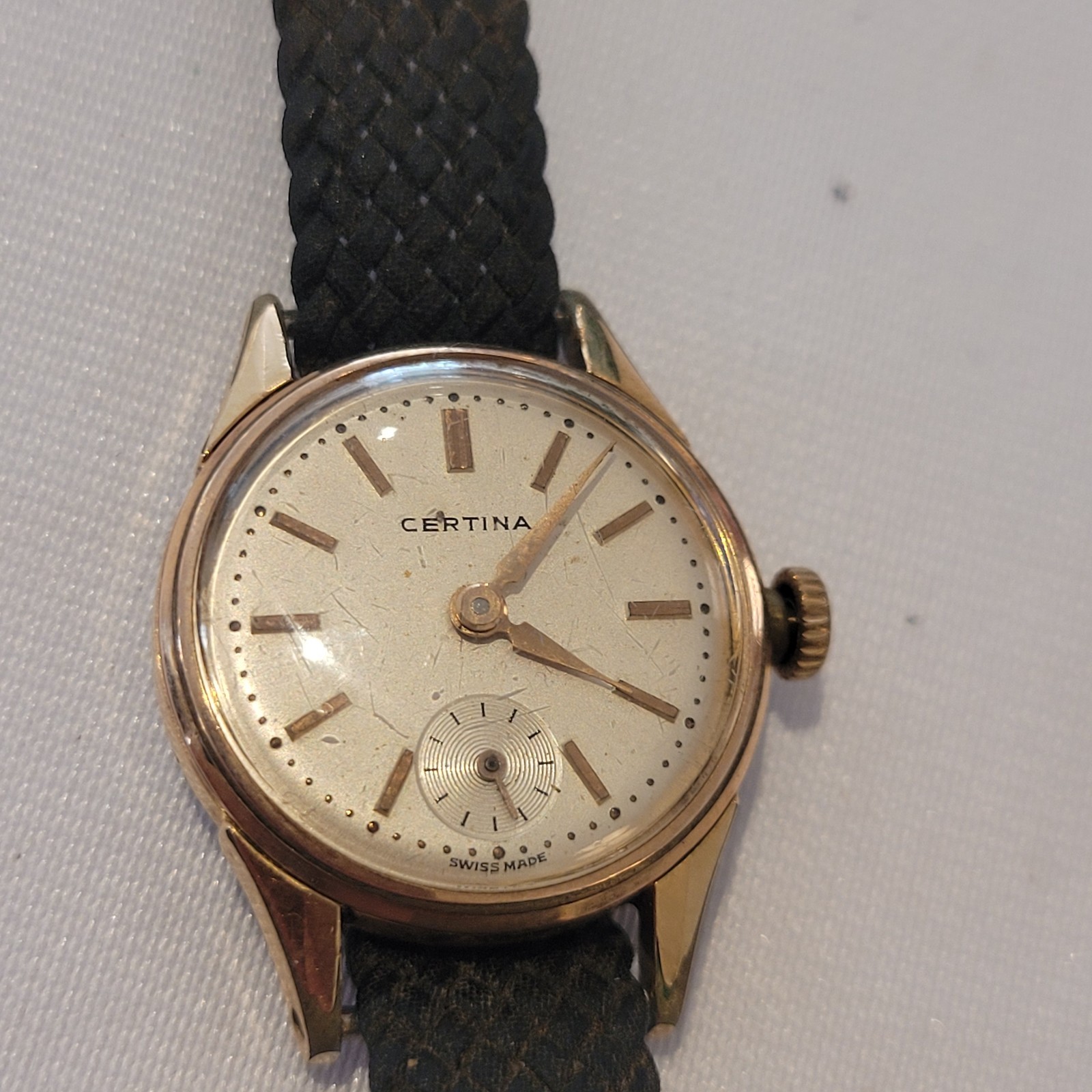 Vintage Certina Gold Plated Swiss Ladies Wristwatch Good Quality