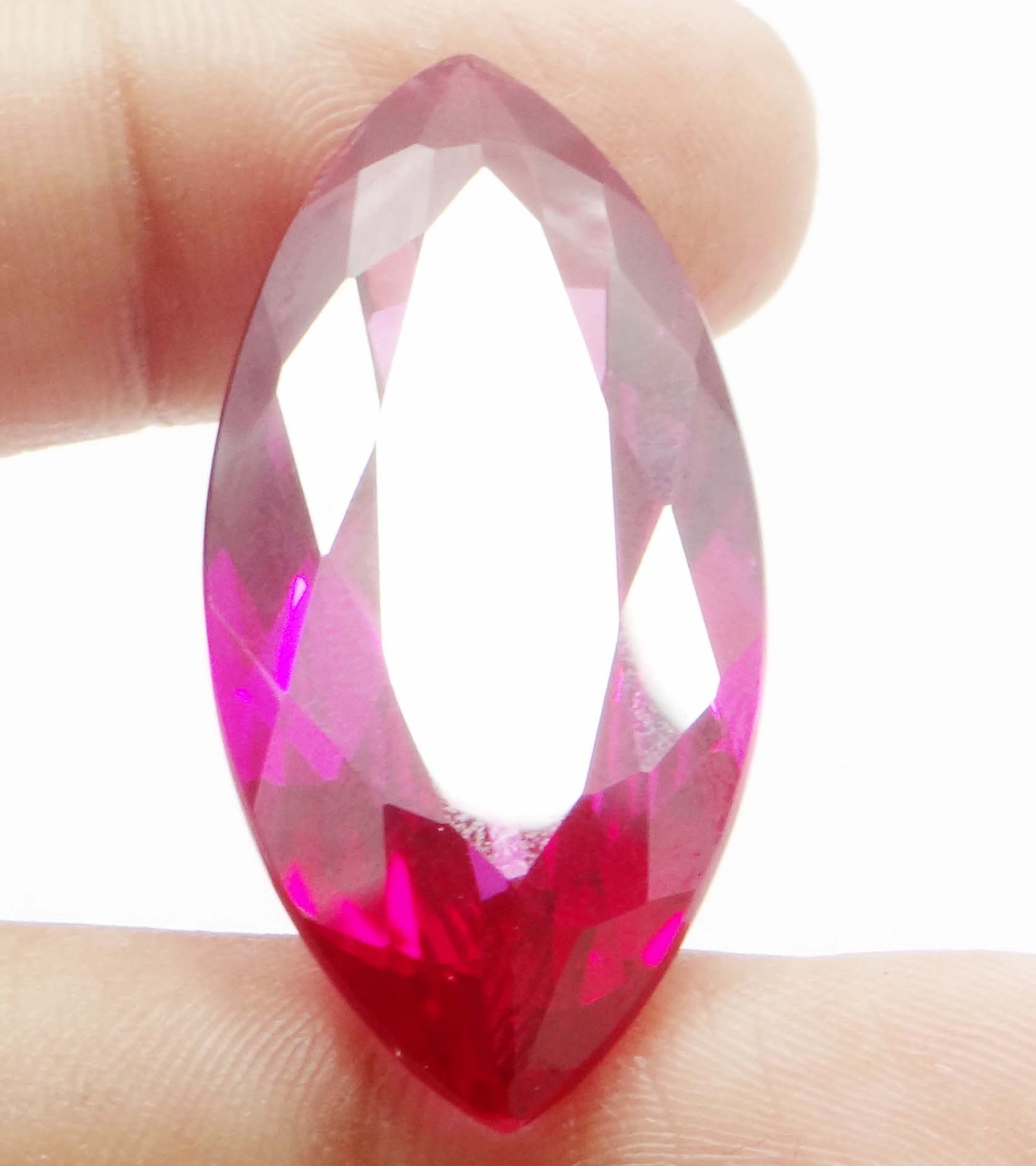 27.50 Ct Natural AAA+ Pink Ceylon Sapphire marquise Cut Loose Gemstone Certified