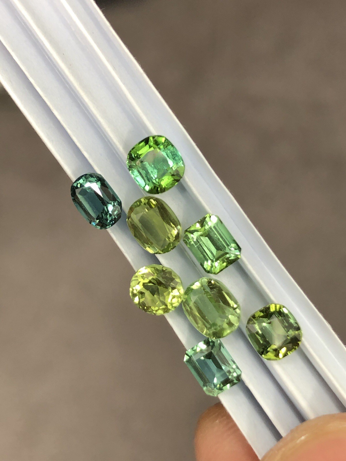 4 Carat Natural Multi Color Tourmaline – Faceted Afghanistan Tourmaline