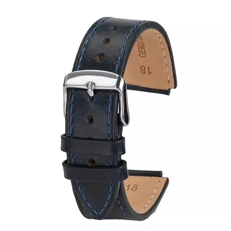 Retro Genuine Leather Watchband For Casio AE1200 AE1300 A158W/A168 W-216H Vintag