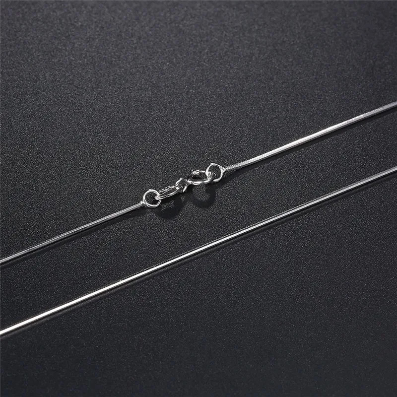 925 Sterling Silver 16/18/20/22/24/26/28/30 Inch 1-3Mm Snake Chain Necklace for