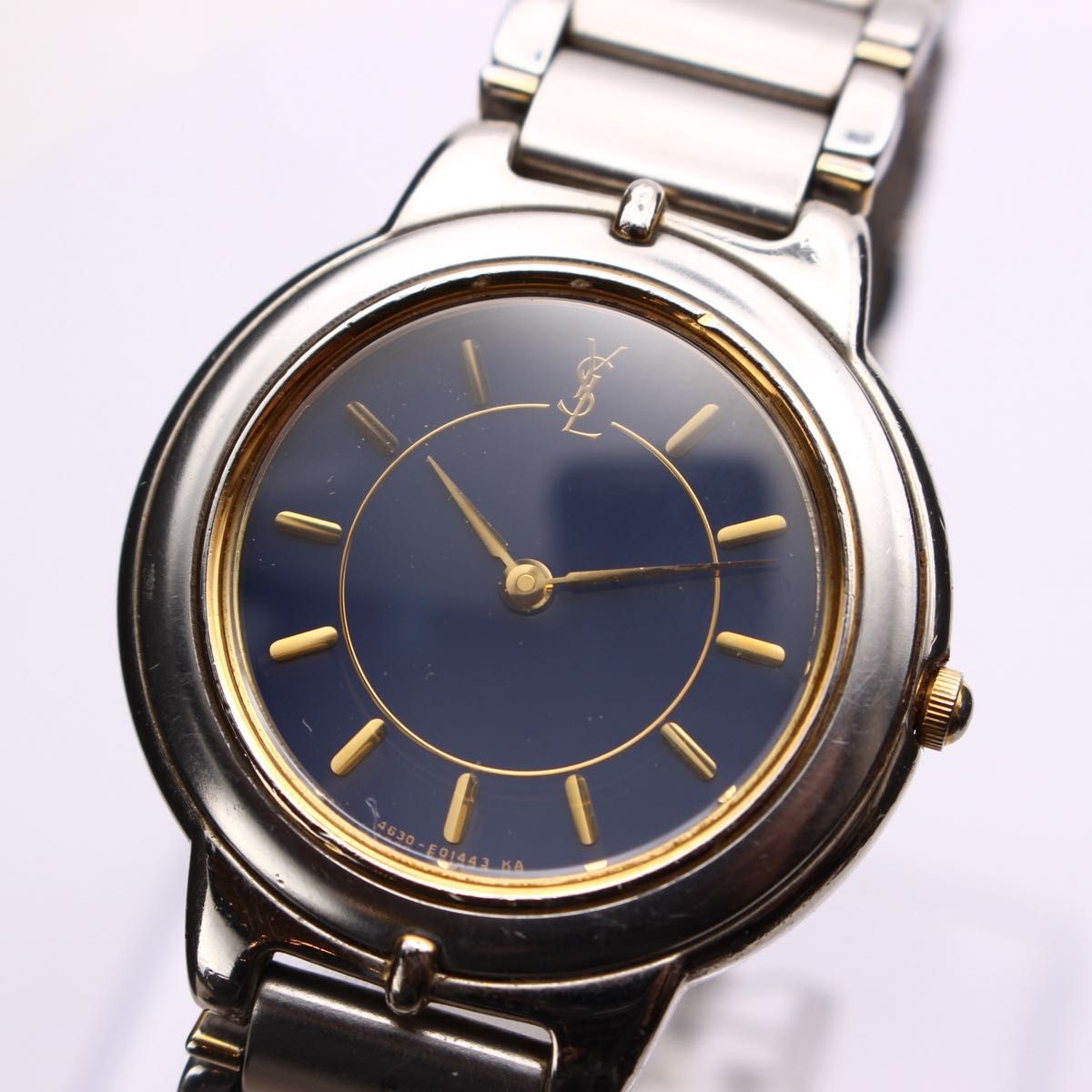 Rare Yves Saint Laurent Women’s Watch 90s Vintage Quartz 4625 E67269 Working